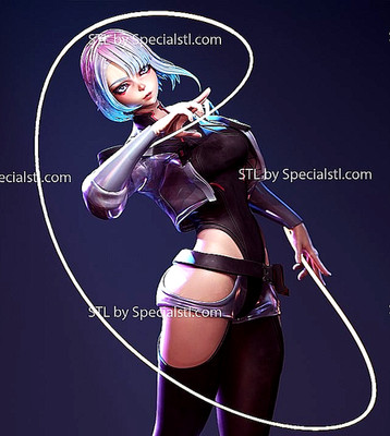 Lucy Cyberpunk Edgerunners V2! 3D Printed! Airbrushed+Hand-Painted or Unpainted!