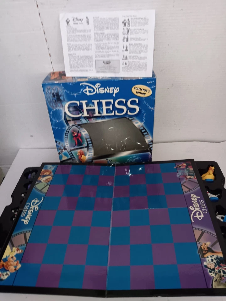 Disney Chess Game Collectors Edition - Heroes Vs Villains - 2004 Metal Tin - Image 2 of 4