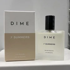 Dime Beauty ~ 7 SUMMERS ~ Clean Eau De Toilette EDT Perfum Spray 1.7oz/50ml BNIB