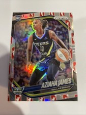 2025 Panini Prizm WNBA Aziaha James #83 WNBA Logo Dallas Wings Rookie Card