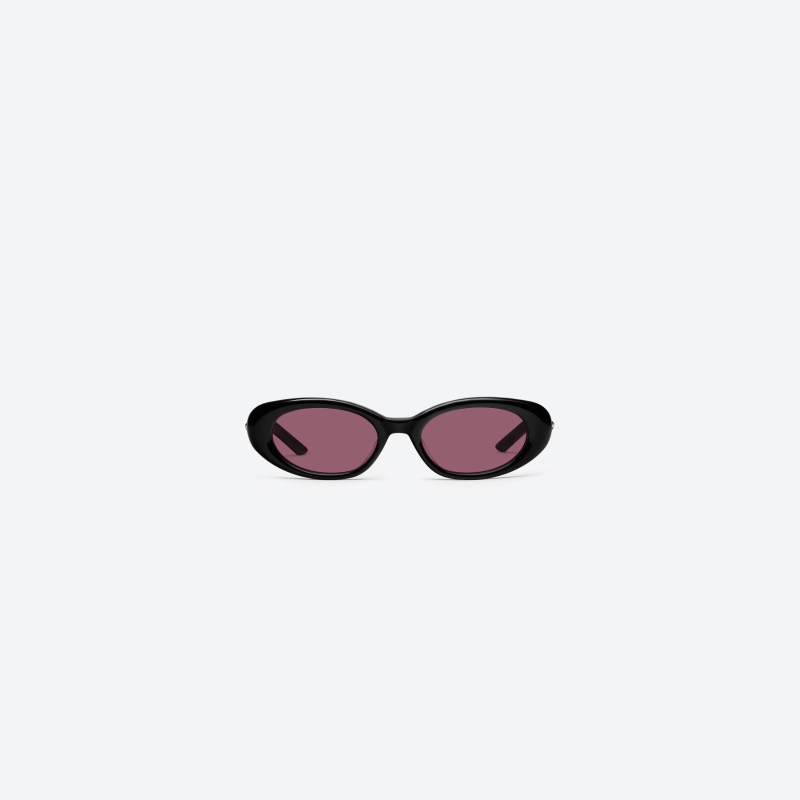 Gentle Monster/ Loco 01(R)/ Black Acetate/ Oval Sunglasses/ Black/Red