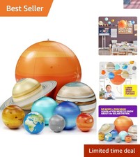 DanandDarci Inflatable Solar System Planets for Kids - Science Toys - Boys Ro