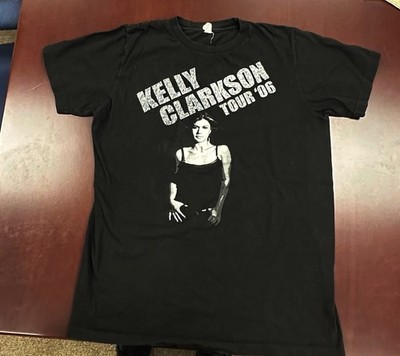 VTG 2006 Kelly Clarkson Addicted Tour Tee Medium Shirt Pop Star Concert