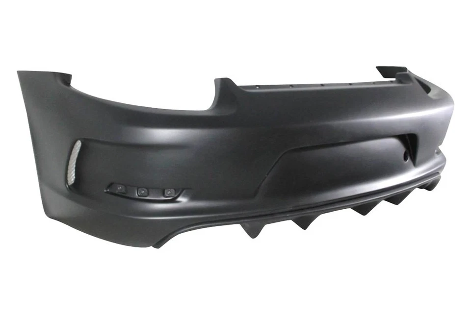 For Porsche 911 12-15 GT3 Style Fiberglass Rear Bumper w Reflectors Unpainted Foto 4 de 4