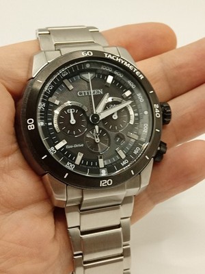 $550 [ N. MINT ] 47MM Citizen Men's Ecosphere  Chronograph Watch **READ**