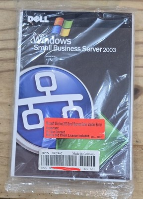 Microsoft Windows Small Business Server 2003 - Brandneu VERSIEGELTE PACKUNG - 5 Discs 