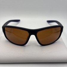 Nike Brazen Fuel DJ0805 451 Matte Black Blue Sunglasses Frames 62-14 130mm D84