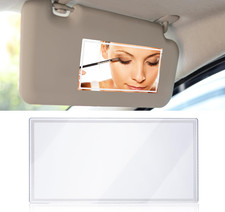 Car Sun Visor Mirror, HD 5.91" 3.15" Portable Car Vanity Mirror