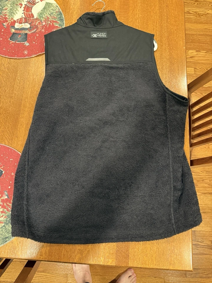 Carhartt Yukon Extremes Fleece Wind Fighter Vest Men’s Size Large Tall Black - Image 2 of 4