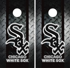 Chicago White Sox Cornhole Board Wrap Skin Decal Baseball Vinyl Sticker VZ38