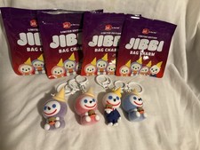 Jack in The box Jibbi Bag charms Complete Set Of 4 With The Boss Spicy Saucy Icy