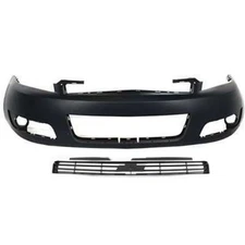 Bumper Cover Kit For 2006-2011 Chevrolet Impala Front 2pc with Grille