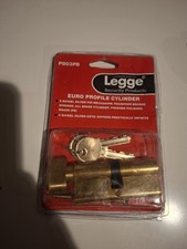 Legge 35/35 Brass Thumbturn Euro Cylinder Lock with 3 Keys