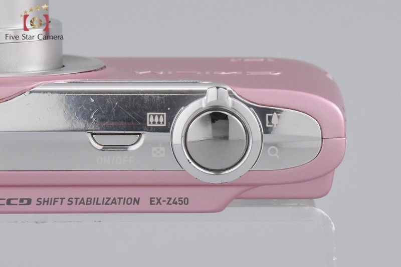 Casio EXILIM EX-Z450 Pink 12.1 MP Digital Camera w/ Box [Very Good