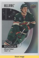 2023-24 Upper Deck Allure Rookies Black Rainbow Brock Faber #112 READ 1r79