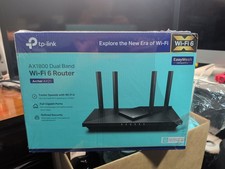 TP-Link AX1800 Works with Alexa Dual Band Gigabit Router - Black