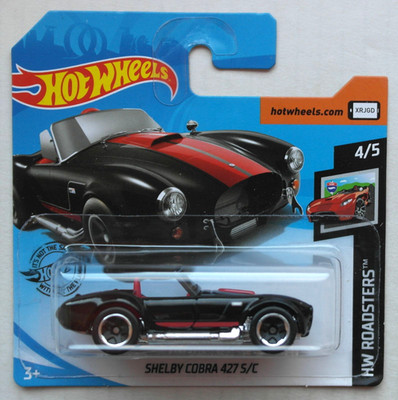 Hot Wheels Shelby Cobra 427 S/C schwarz HW Roadsters Neu/OVP Oldtimer Mattel Car