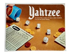 Vintage 1978 Lowe Yahtzee Game by Milton Bradley. Complete Set. Great Condition