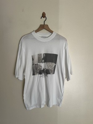 Anine Bing Avi Mick Jagger Tee Women's L Oversized Jersey Knit T Shirt