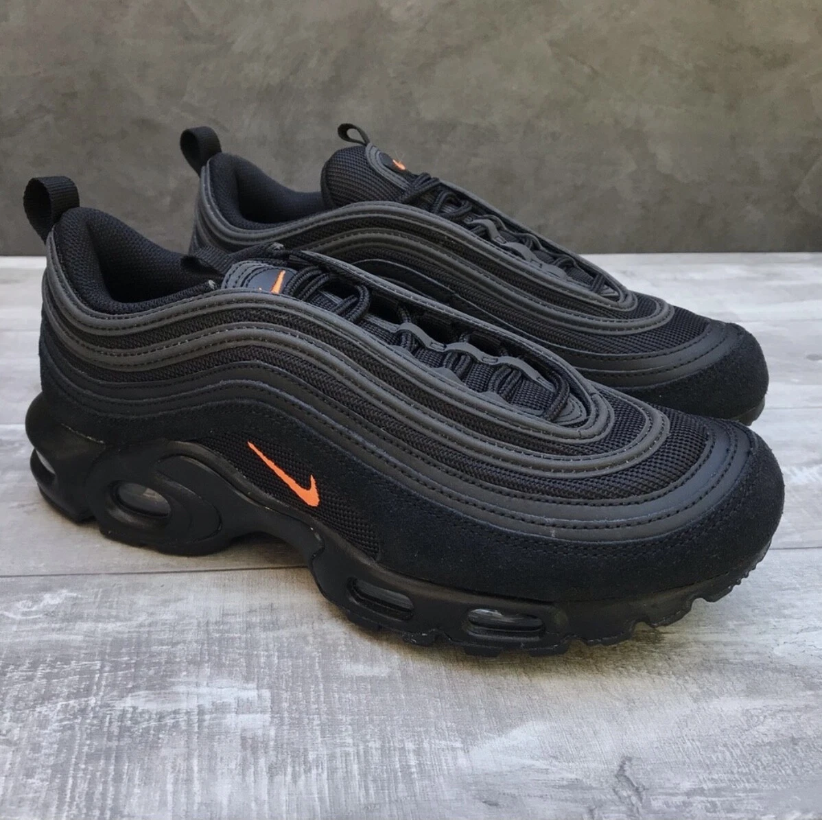 Nike Air Max Plus 97 Black/Orange Men’s Size 11.5