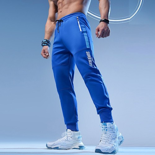 Pantalones deportivos para hombre Pantalones para correr con bolsillos con cremallera Hombres Entrenamiento Joggings Pantalones - Imagen 13 de 13