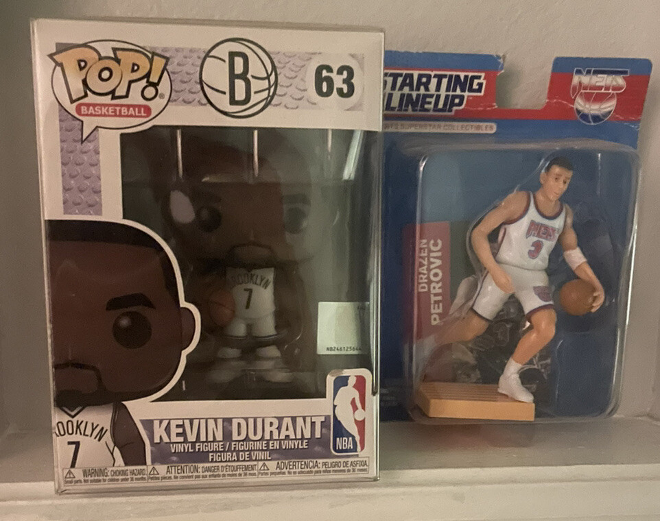Starting Lineup NBA Brooklyn NJ Nets Drazen Petrovic Retro