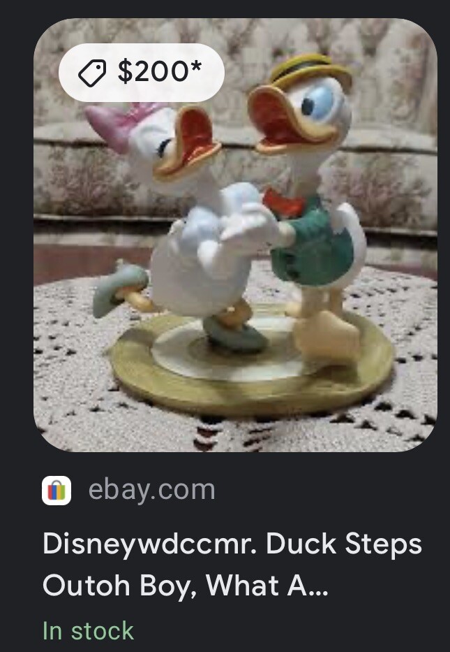 Disney, WDCC~MR. DUCK STEPS OUT-OH BOY, WHAT A JITTERBUG! | eBay
