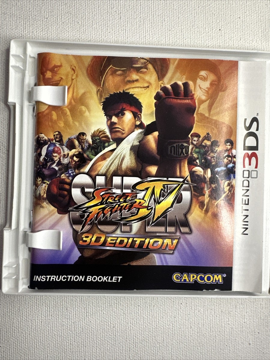 Super Street Fighter IV -- 3D Edition (Nintendo 3DS, 2011) (Tested