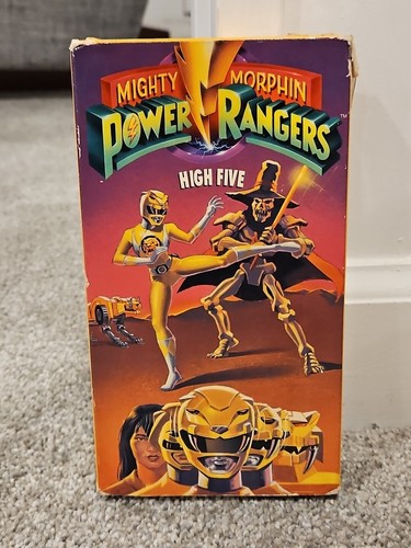 Mighty Power Rangers VHS Karate Club The White Ranger Kata 1995 & High Five 1993 - Picture 10 of 15