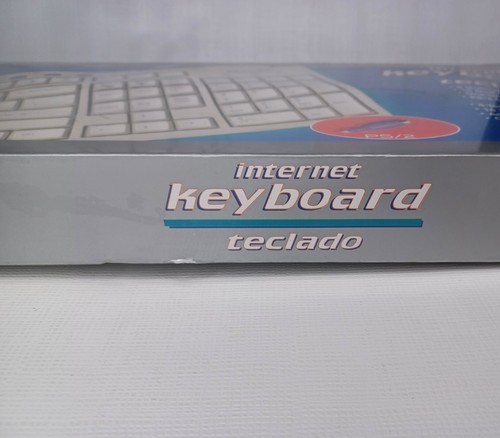 Vtg 2000 Kensiko Internet Keyboard PS/2 Connector 8 Multimedia Hot Keys New NOS - Picture 7 of 16