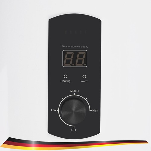 Scaldabagno Elettrico Boiler Accumulatore Elettrico 60L Orizzontale Schermo LED - Foto 10 di 16