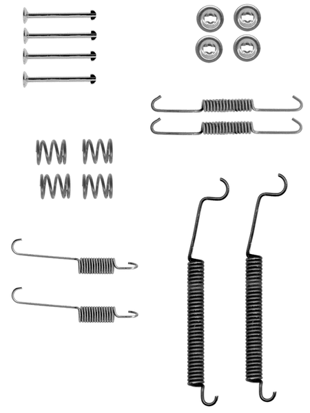 ATE ZubehöRsatz Bremsbacken Hinten (03.0137-9278.2) FüR Peugeot 206 Renault-image