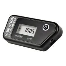 Digital LCD Wireless Vibration Hour Meter for Generator Mower ATV Data Storage