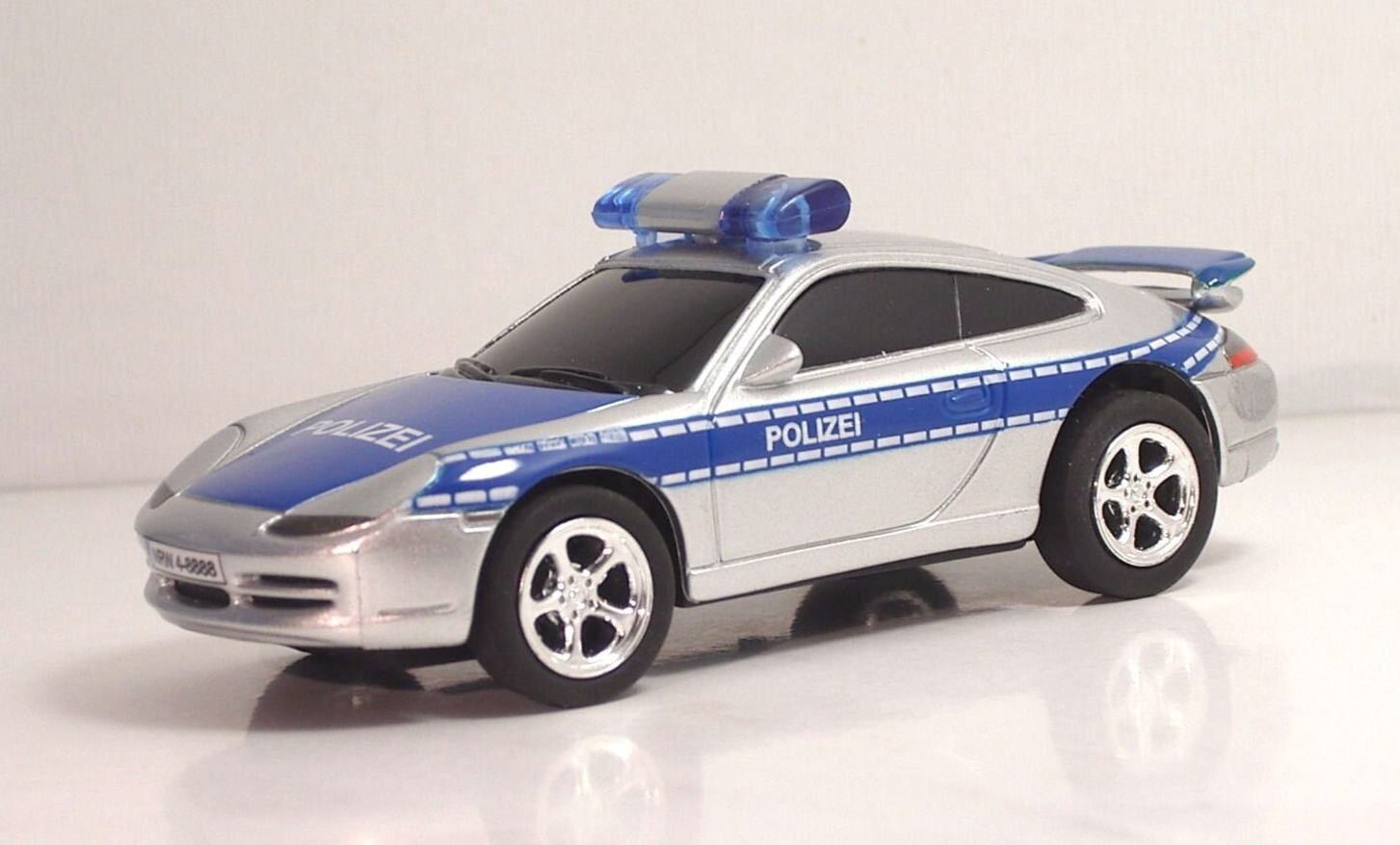 PULL&SPEED 17203 PORSCHE GT3 POLIZEI - Scala 1:43 LIGHT/SOUND