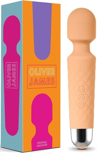 Wireless Wand Massager by Oliver James - 8 Powerful Speeds and 20 Vibration - - - Picture 3 of 36