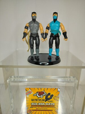 VTG 1994 HASBRO GI JOE/Mortal Kombat Smoke & Subzero Lot AS