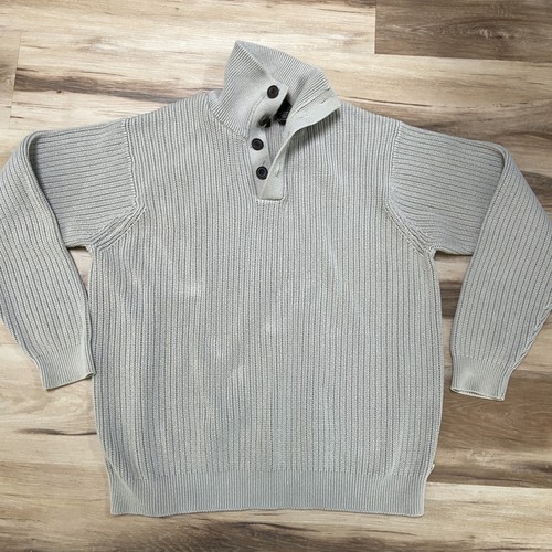 Timberland Mens Sweater XL Mock Neck 