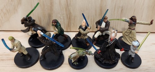 Figurine Star Wars Miniatures : Dark Jedi Master (Maître Jedi Sombre) - N°8/60 - Occasion - Origine Chine