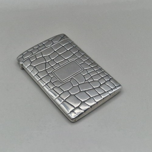 Pretty Sterling Silver Card Case by Carr's of Sheffield 2001 - Picture 2 of 17
