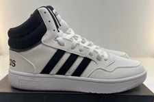 Adidas Men's Hoops 3.0 Mid Basketball Shoes GW3019 White Black NWD Free Shipping