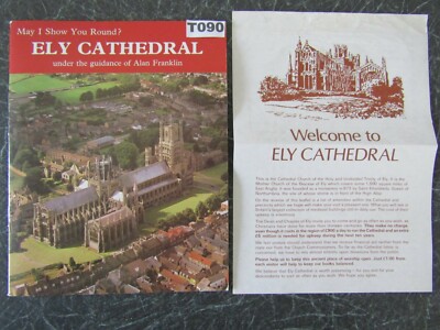 ''ELY CATHEDRAL'' vintage GUIDE, English Life Publications, 7¾ x 6'', 24 pages,1981