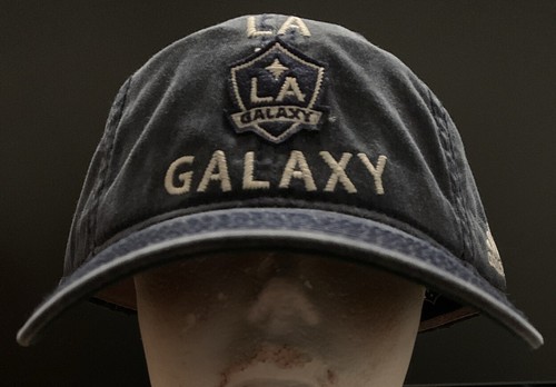 Adidas LA Galaxy Fußball verstellbare Kappe Mütze Gr. Betriebseinheit NEU EY59Z marineblau/weiß