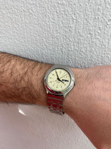 1997 Men's Swatch Irony PERGAMENA YGS708A Swiss Made Day/Date 37mm Watch - Picture 4 of 16