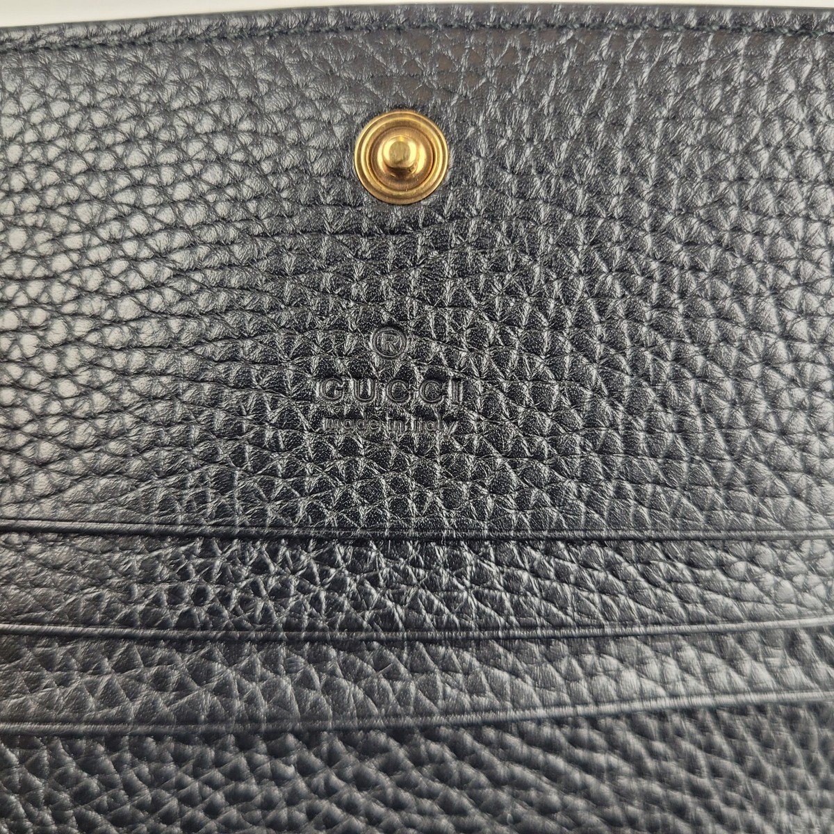 gucci blind for love wallet black