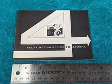 Kodak Retina Reflex IV Manual 1966
