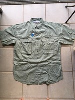 Brand Hook & Tackle Vented Short Sleeve Fishing Shirt Green Lg Msrp $55 Brand Hook & Tackle Vented Short Sleeve Fishing Shirt Green Lg Msrp $55