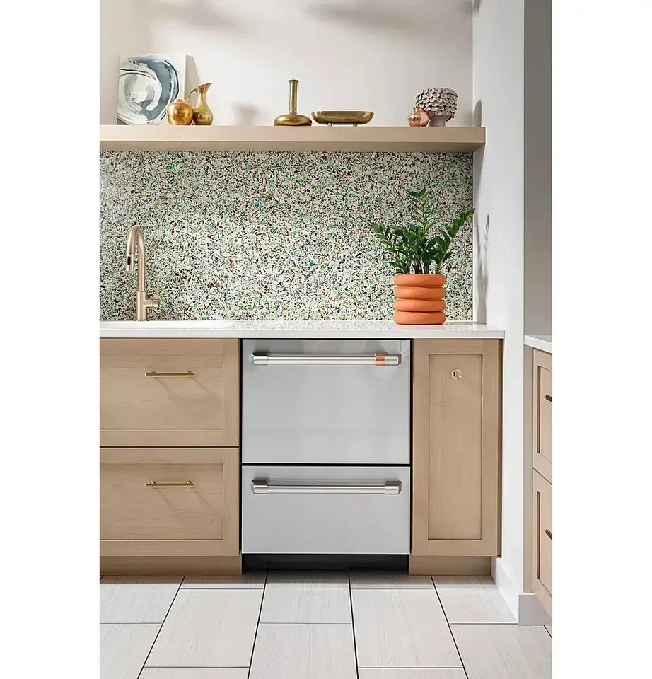 Café - Lavavajillas Doble Cajón Incorporado con Control Superior 24", Personalizable - Mate con Foto 2 de 4