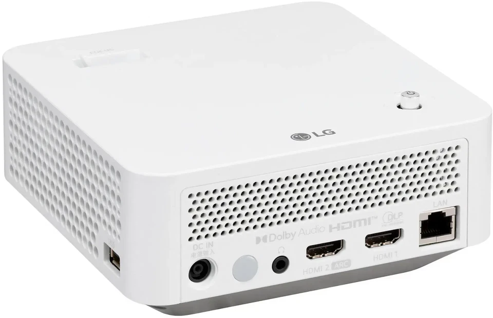 LG PF510Q Smart Full HD Wireless Projector DLP FHD 600LM HDMI Bluetooth White - Image 3 of 4