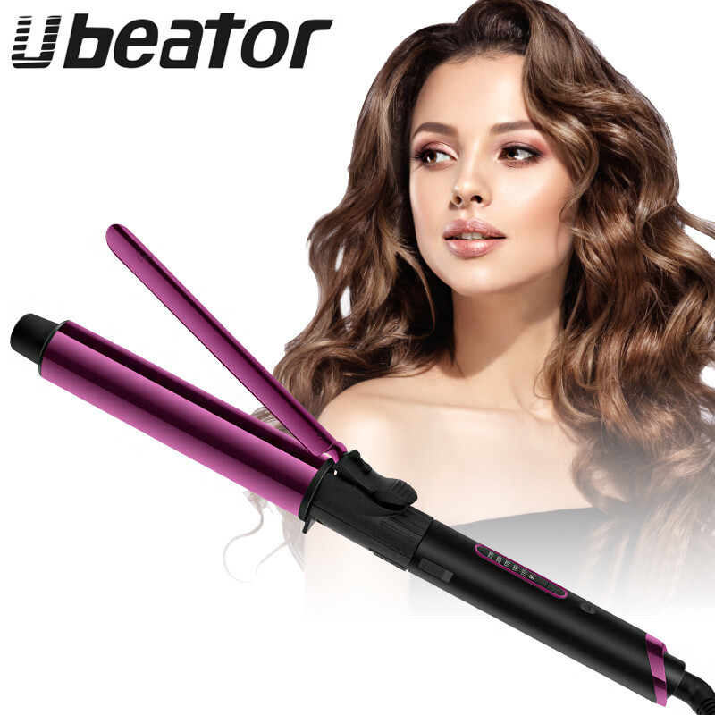 Purple Hair Curling Irons Curler Hair Tools, Easy To Use for Long&short Hair