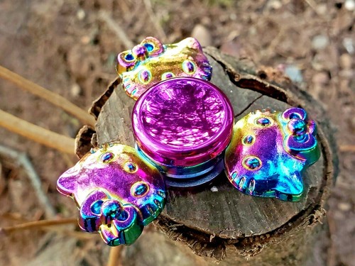 Rainbow Cat Fidget Spinner Toy Kids Adults Boys Girls ADHD Stress Focus EDC ๐ - Picture 12 of 12